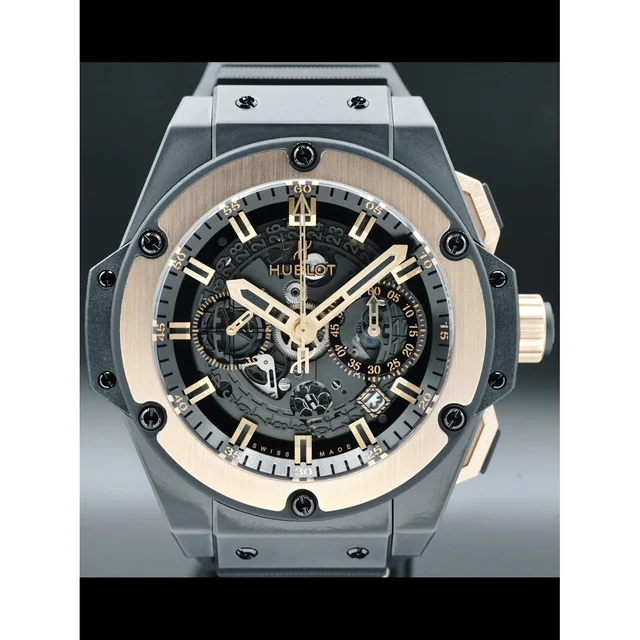Hublot King Power Unico Ceramic King Gold 701.CO.0180.RX 210000023907 kol saati