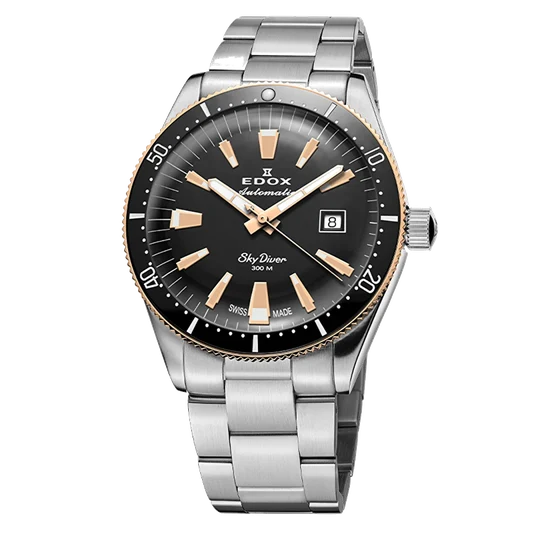 EDOX Skydiver 80126-357RNM-NIRB kol saati
