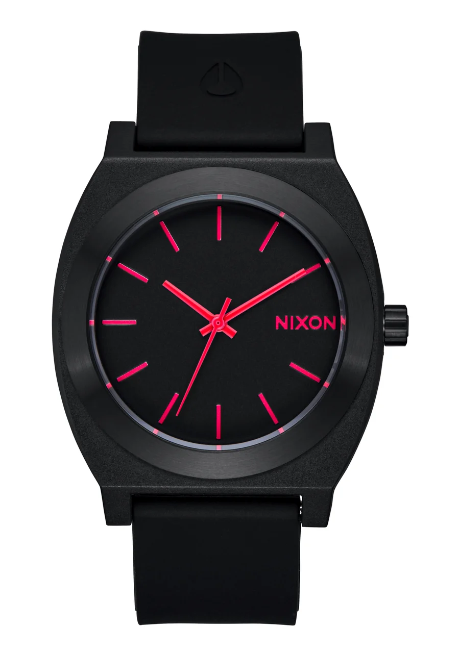 Nixon US Time Teller OPP - Black / Pink A1361-021-00 39.5 mm kol saati