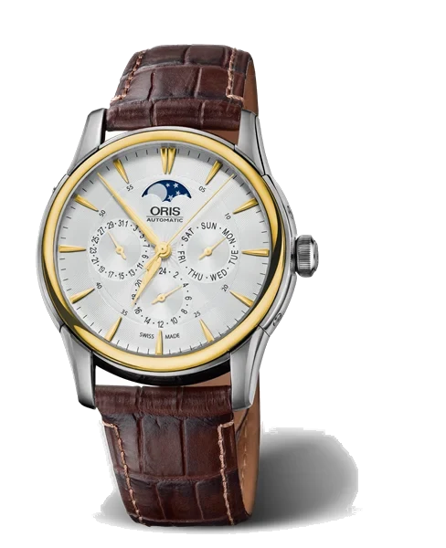 Oris Artelier Complication 2007 01 582 7689 4351-07 1 21 73FC 40.5 mm kol saati