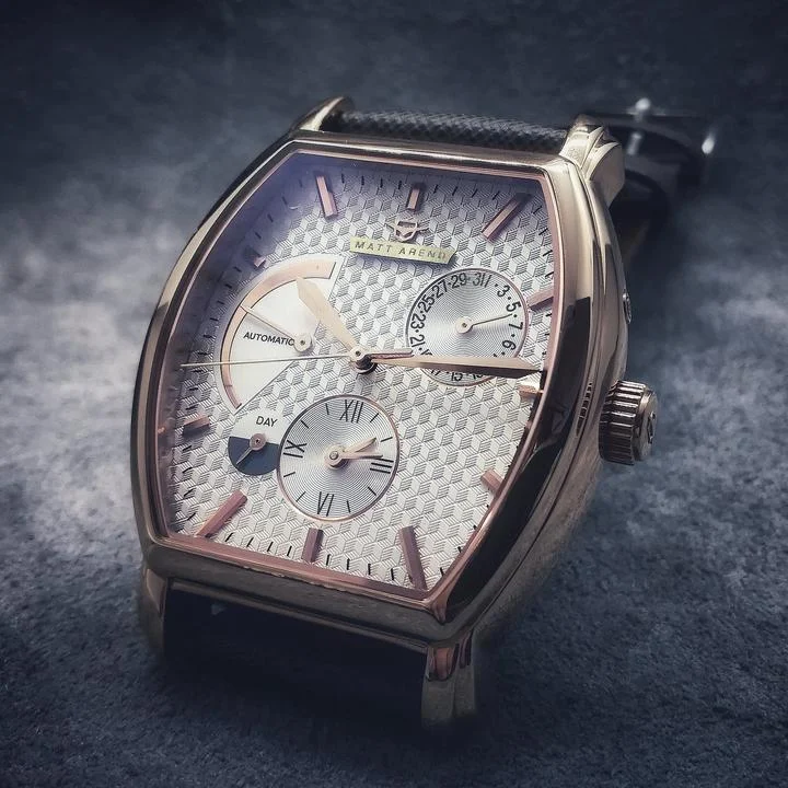 Matt Arend Cadre Rose-gold White MA 764 LE CADRE ROSE-GOLD WHITE 42 mm kol saati