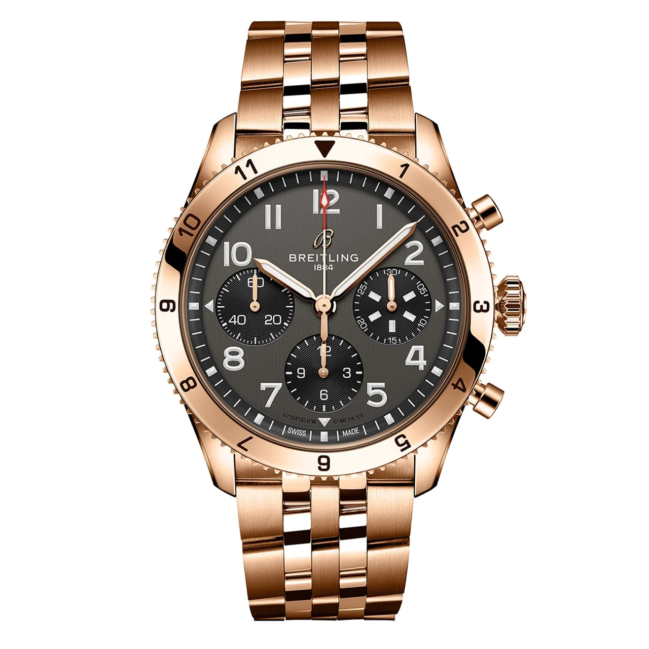 Breitling Classic Avi 17532234 42 mm kol saati