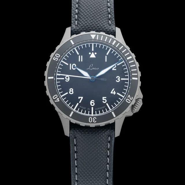 Laco Pilot Watch Köln Grau Topgrade Movement 210009N42369 kol saati