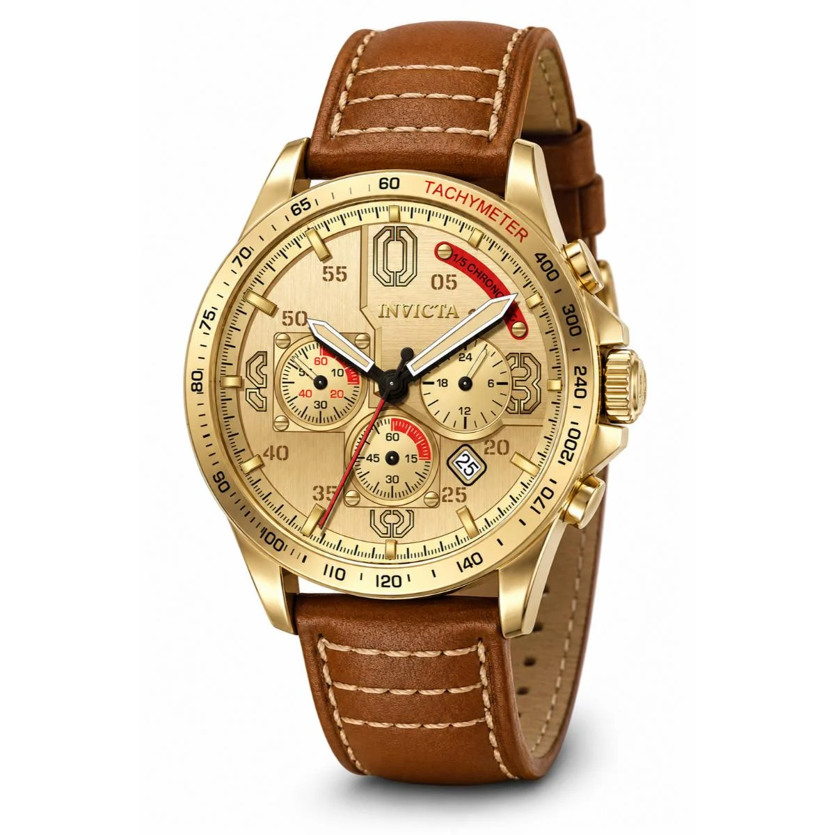 Invicta Chase Durer Daxen Watch - 43mm, Brown(69552) 43 mm kol saati