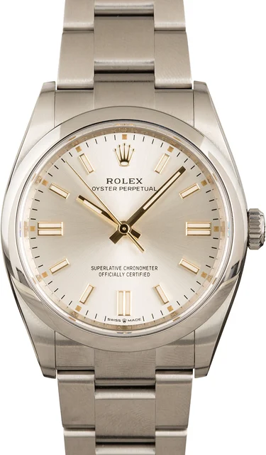 Rolex Oyster Perpetual 126000 Silver Dial 126000SSO kol saati