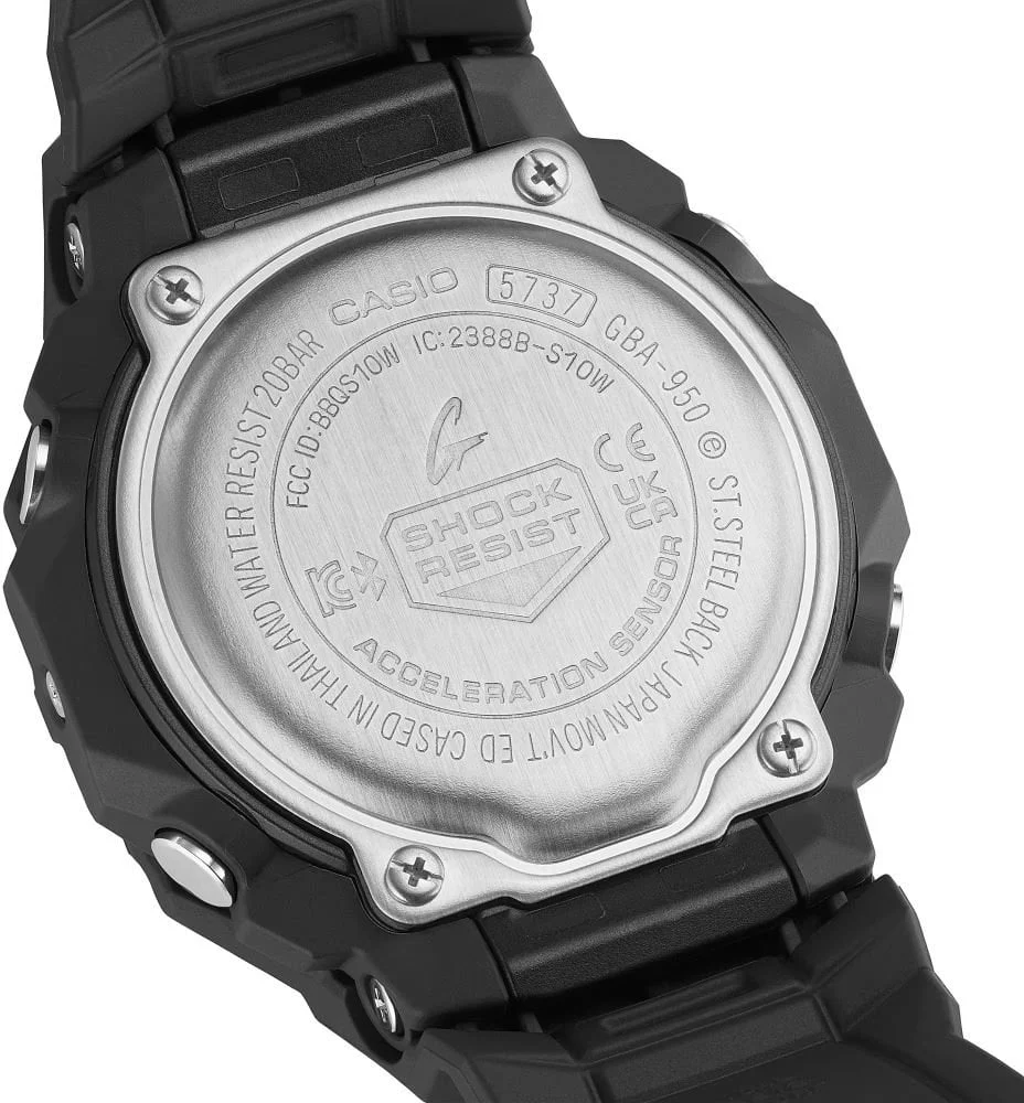 Casio G-shock G-squad GBA-950-1ADR 43.9 mm kol saati