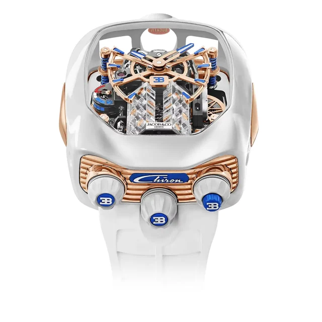 Jacob & Co. Jacob & Co. Bugatti Chiron Tourbillon Ceramic Gold BU220.27.AD.AA.A kol saati