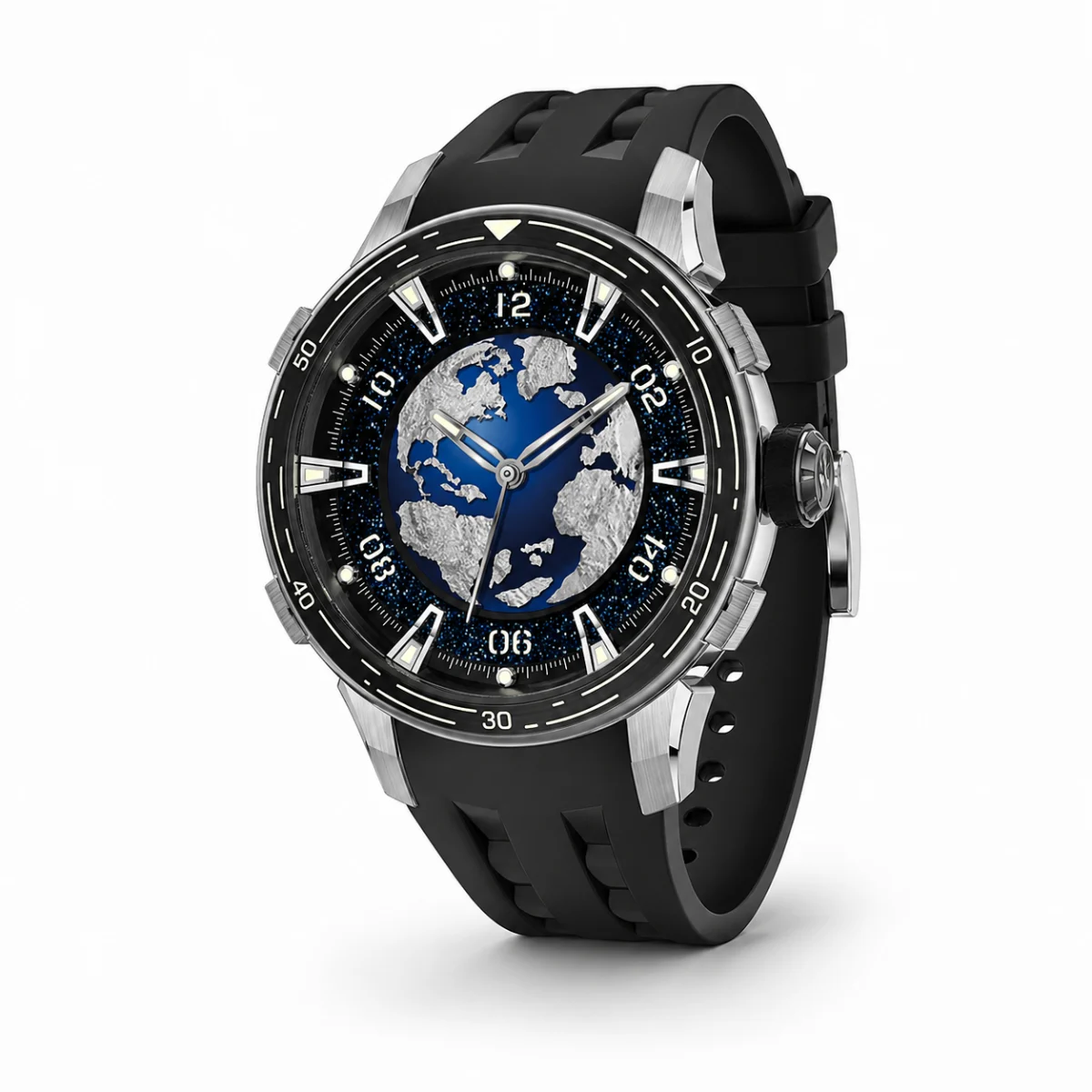 Invicta Open Box Celestial Automatic Watch - 40.2mm, Black with Interchangeable Strap (AIC-69535) 40.2 mm kol saati