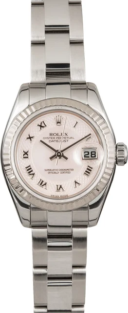 Rolex Datejust 179174 Decorated Roman Dial 179174PMRJ kol saati
