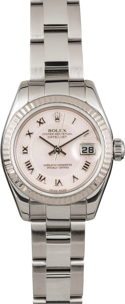 Rolex Datejust 179174 Decorated Roman Dial 179174PMRJ kol saati