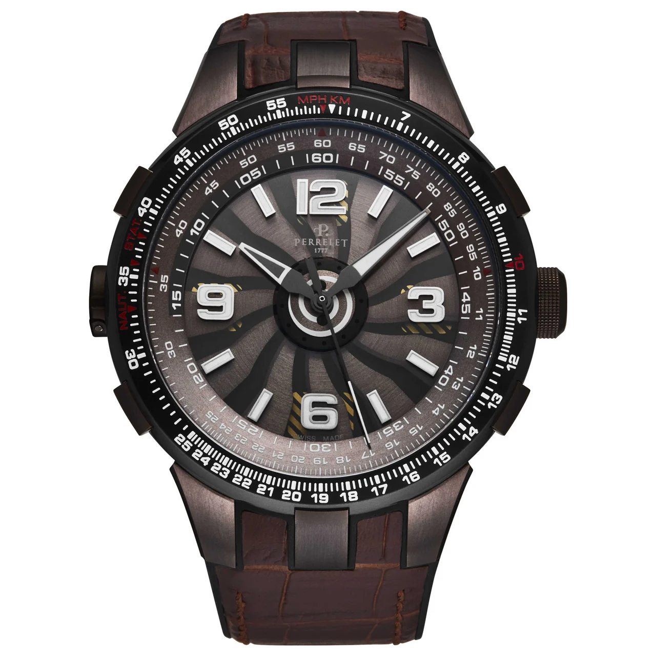 Perrelet Turbine Pilot Watch A1094/2A kol saati