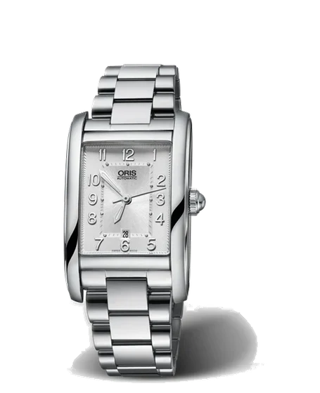 Oris Rectangular Date 01 561 7692 4061-07 8 18 20 kol saati