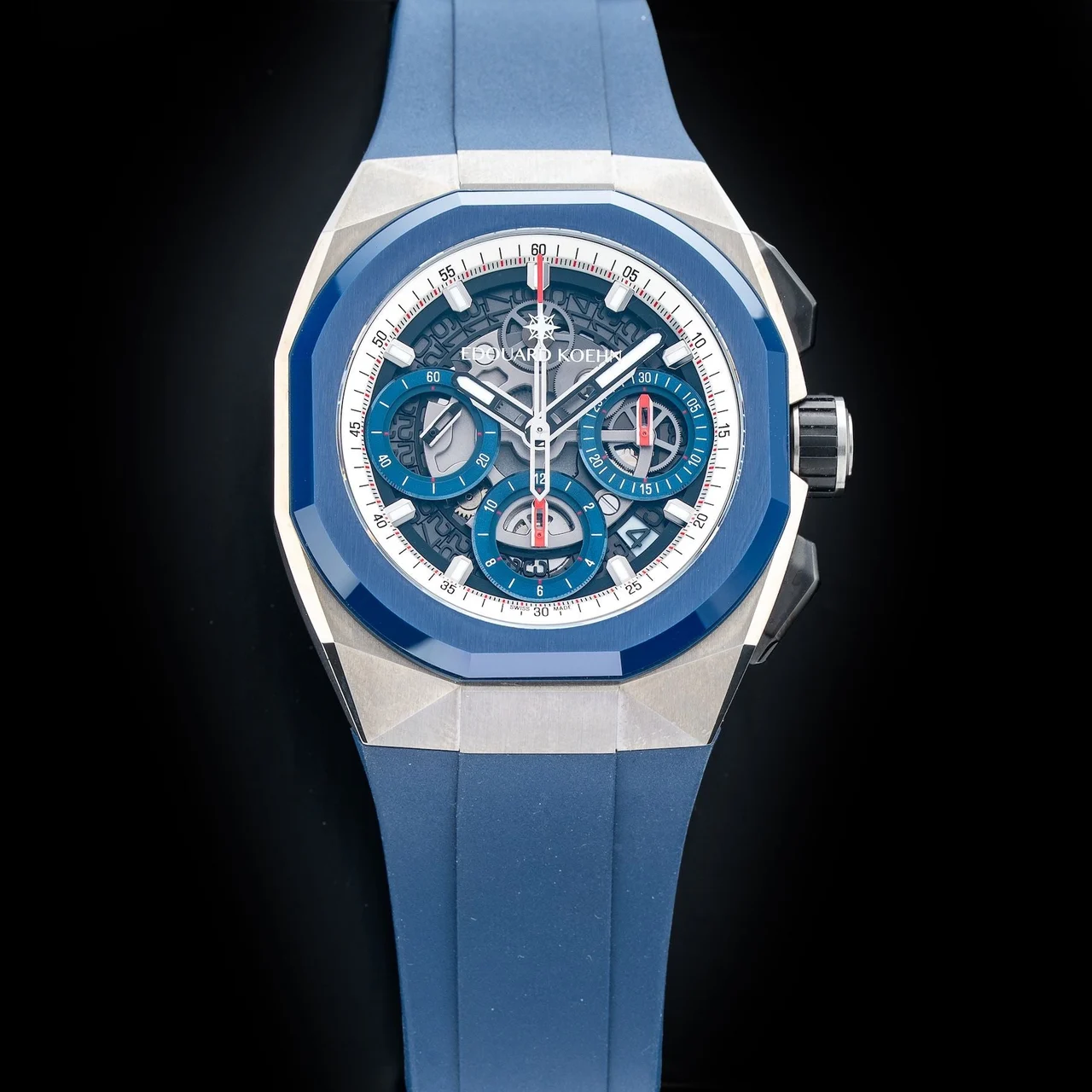 Edouard Koehn EK-CHR07SRBE 210009N35153 41 mm kol saati
