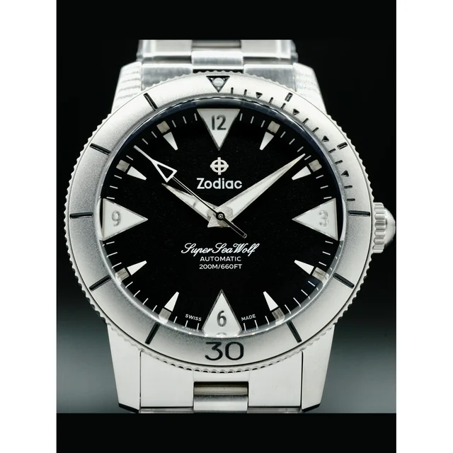 Zodiac Super Sea Wolf 1953 Diver on Bracelet ZO9213 210000024551 kol saati