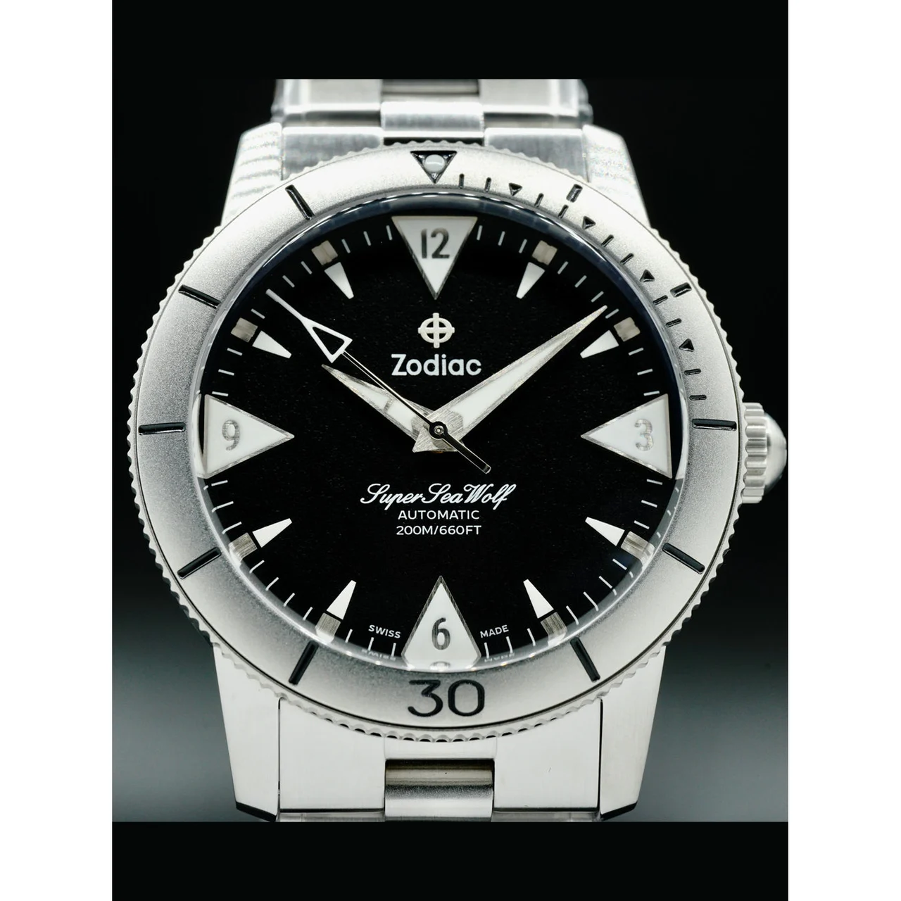 Zodiac Super Sea Wolf 1953 Diver on Bracelet ZO9213 210000024551 39 mm kol saati