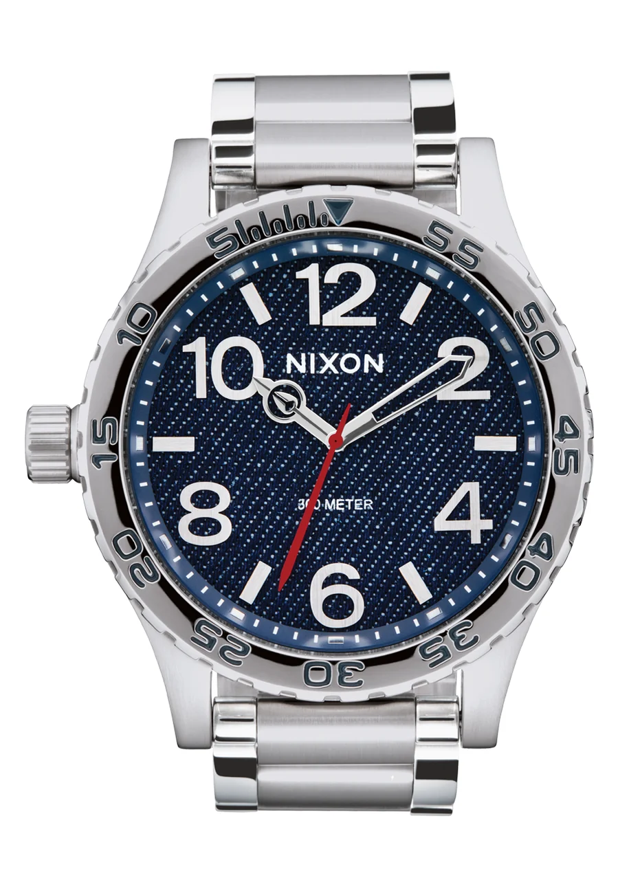 Nixon US Silver / Denim A1246-5245-00 51 mm kol saati