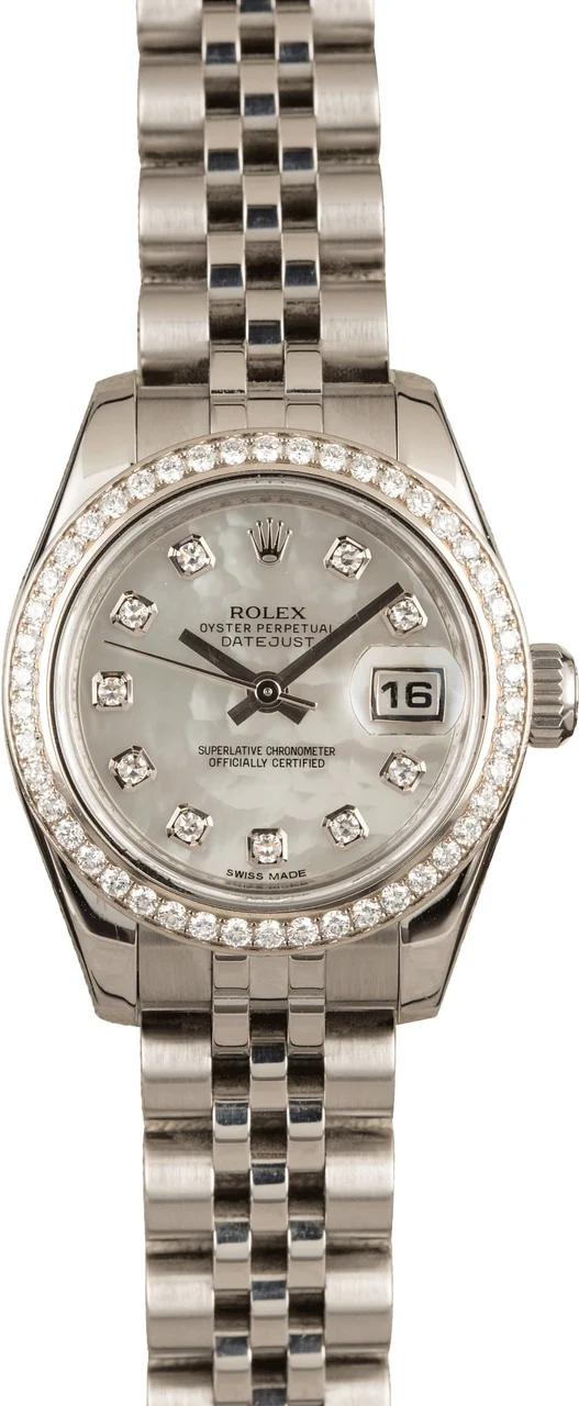 Rolex Datejust 179384 MOP Diamonds 179384MDJ 26 mm kol saati