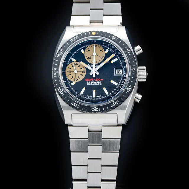 Nivada Grenchen Chronosport Cream Luminova Automatic 38mm 210009N35185 kol saati