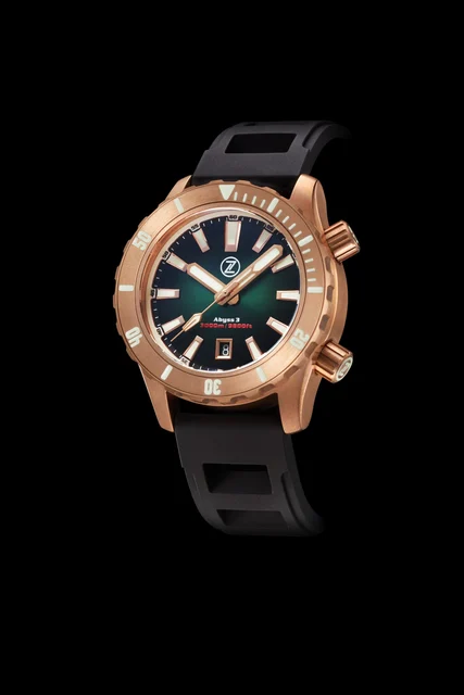 Zelos Abyss 3 3000m Bronze Hunter Green kol saati
