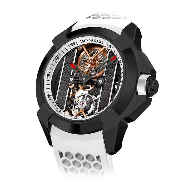 Jacob & Co. Jacob & Co. Epic X Bridges Black White EX120.11.AJ.AA.A kol saati