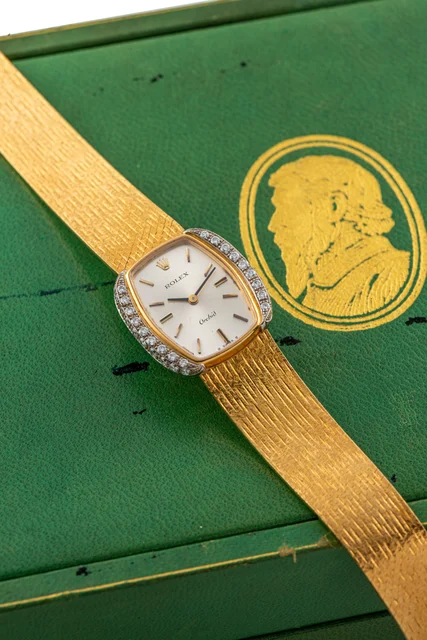 Rolex ROLEX, REF. 2912, ORCHID, DIAMOND AND YELLOW GOLD kol saati