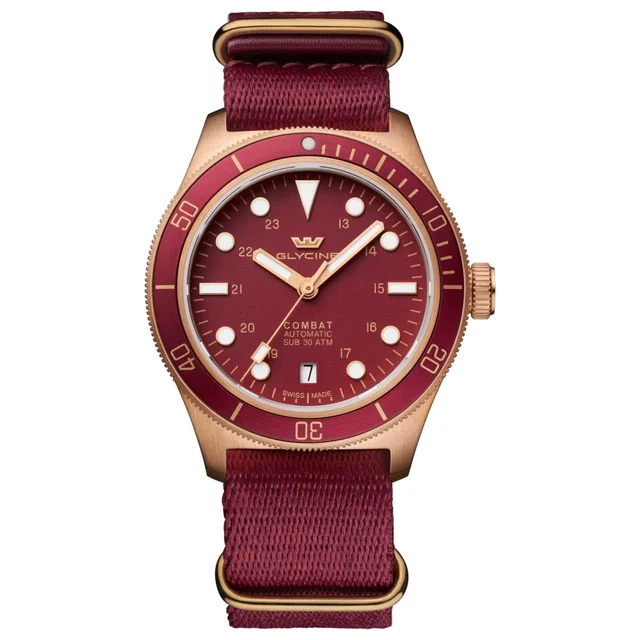 Glycine Combat Sub Sport Watch GL0520 kol saati