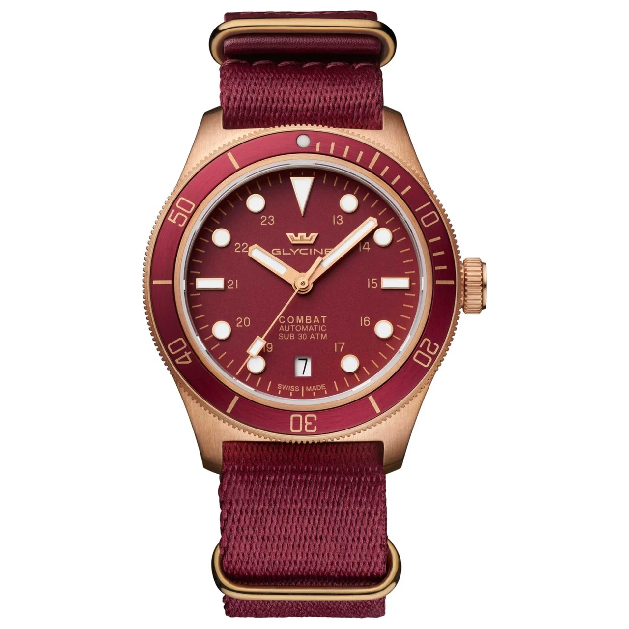 Glycine Combat Sub Sport Watch GL0520 kol saati
