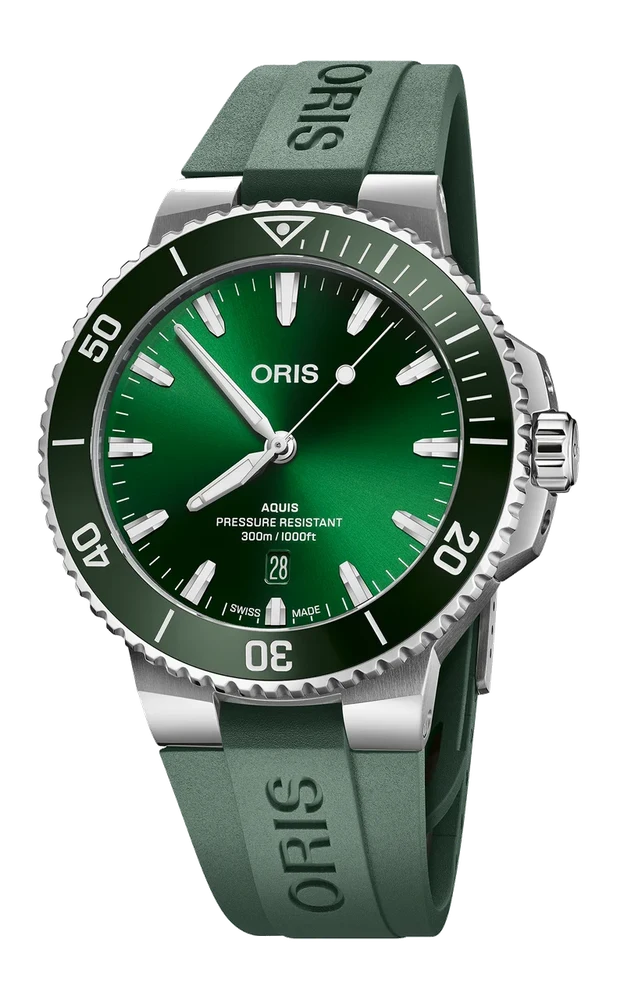 Oris Aquis Date 01 733 7789 4157-07 4 23 37FC 43.5 mm kol saati