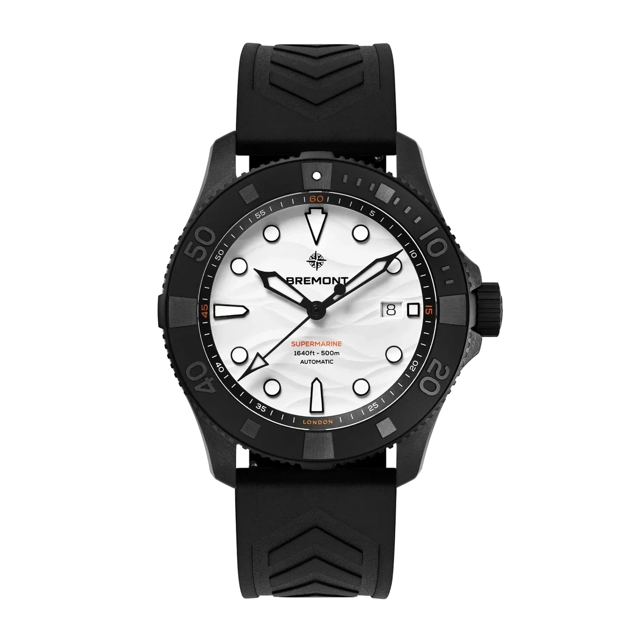 Bremont Supermarine SM43-DT-BKCER-WH-R-S 43 mm kol saati