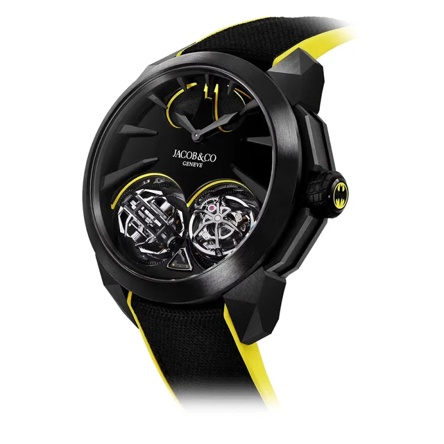 Jacob & Co. Jacob & Co Gotham City Titanium DLC DC100.21.AB.AB.A kol saati