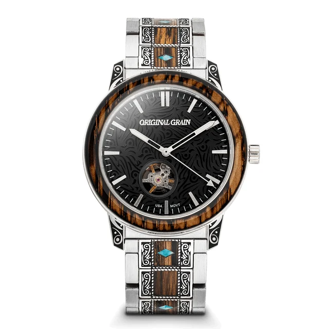 Original Grain OG-B44-WST-SLV-USA kol saati
