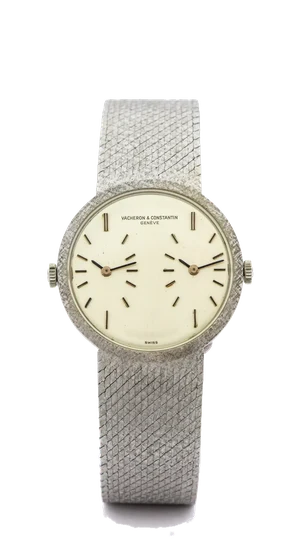 Vacheron Constantin VACHERON CONSTANTIN REF. 7876 WHITE GOLD DUAL TIME ZONE kol saati