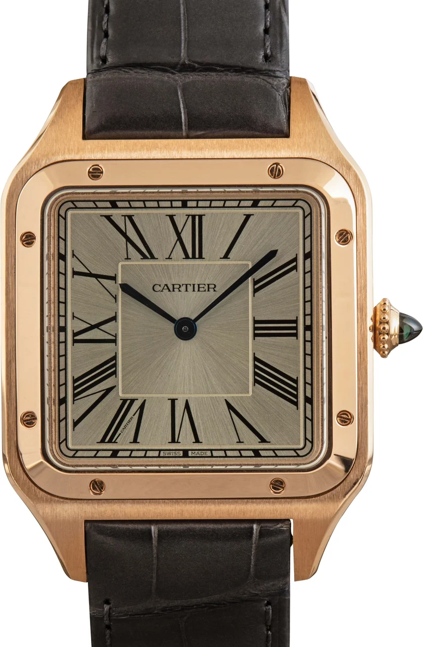 Cartier Santos Dumont Rose Gold WGSA0032 46.6 mm kol saati