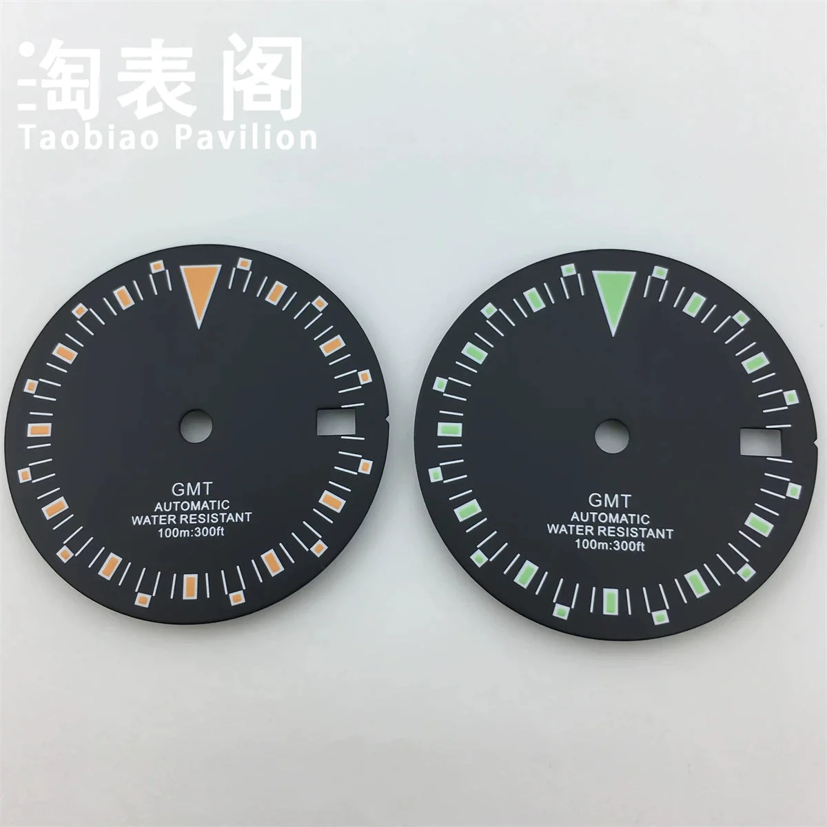 Tandorio Sterile dial green luminous black orange black green dial GMT Dial 5880009366922 29 mm kol saati