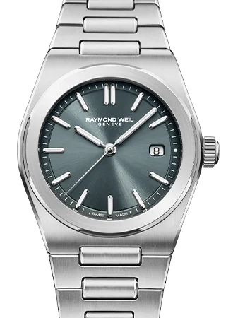 Raymond Weil Date Blue 30mm Ref. 1250-ST-56001 1250-ST-56001/RW kol saati