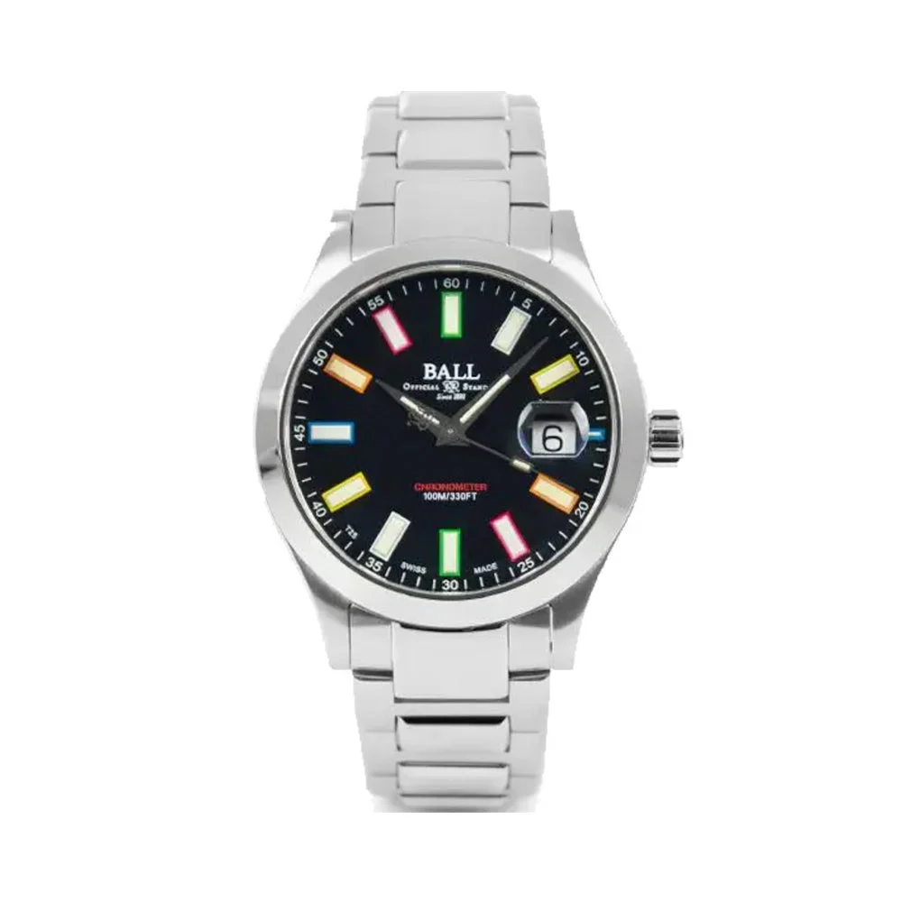 BALL Watch Engineer III Marvelight Chronometer Rainbow 40mm - Black on Bracelet NM9026C-S33CJ-BK 40 mm kol saati