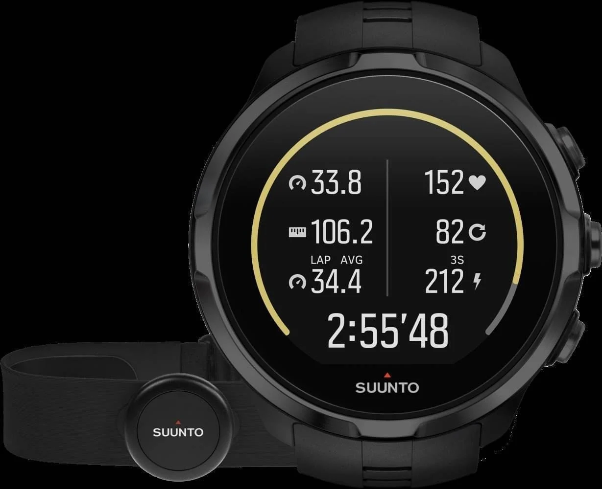 Suunto Spartan Sport Wrist Hr All Black+Belt SS023364000 50 mm kol saati