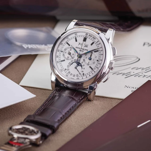 Patek Philippe PATEK PHILIPPE, REF. 5970G-001, PERPETUAL CALENDAR CHRONOGRAPH, 18K WHITE G