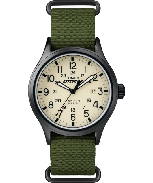 Timex Expedition Scout 40mm Fabric Slip-Thru Strap Watch TW4B155009J kol saati