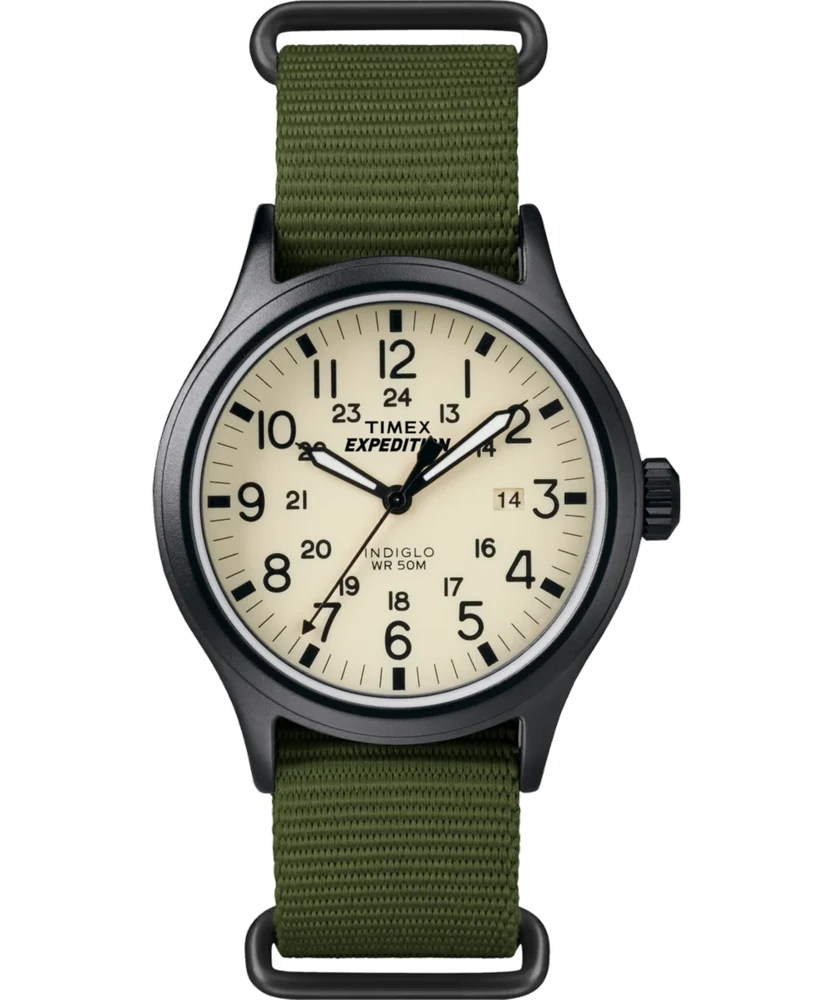 Timex Expedition Scout 40mm Fabric Slip-Thru Strap Watch TW4B15500 40 mm kol saati