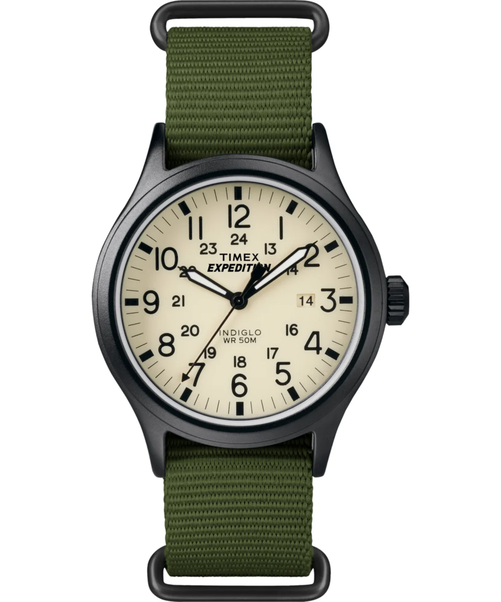 Timex Expedition Scout 40mm Fabric Slip-Thru Strap Watch TW4B155009J 40 mm kol saati