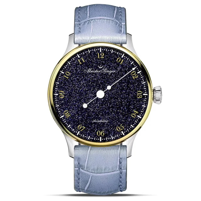 Meistersinger Pangaea Aventurine Gold PMN9908AVLG kol saati