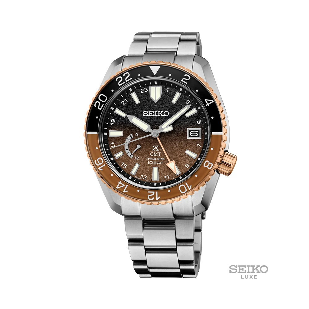 Seiko Prospex LX GMT U.S. Special Edition 44.8 mm - Brown on Bracelet SNR058 44.8 mm kol saati