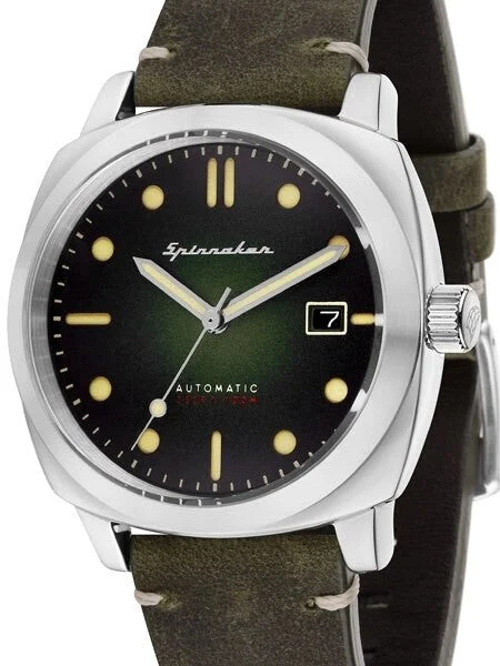 Spinnaker Hull Automatic Sports Watch with 42mm Case and Dark Green Dial #SP-5059-03 kol s