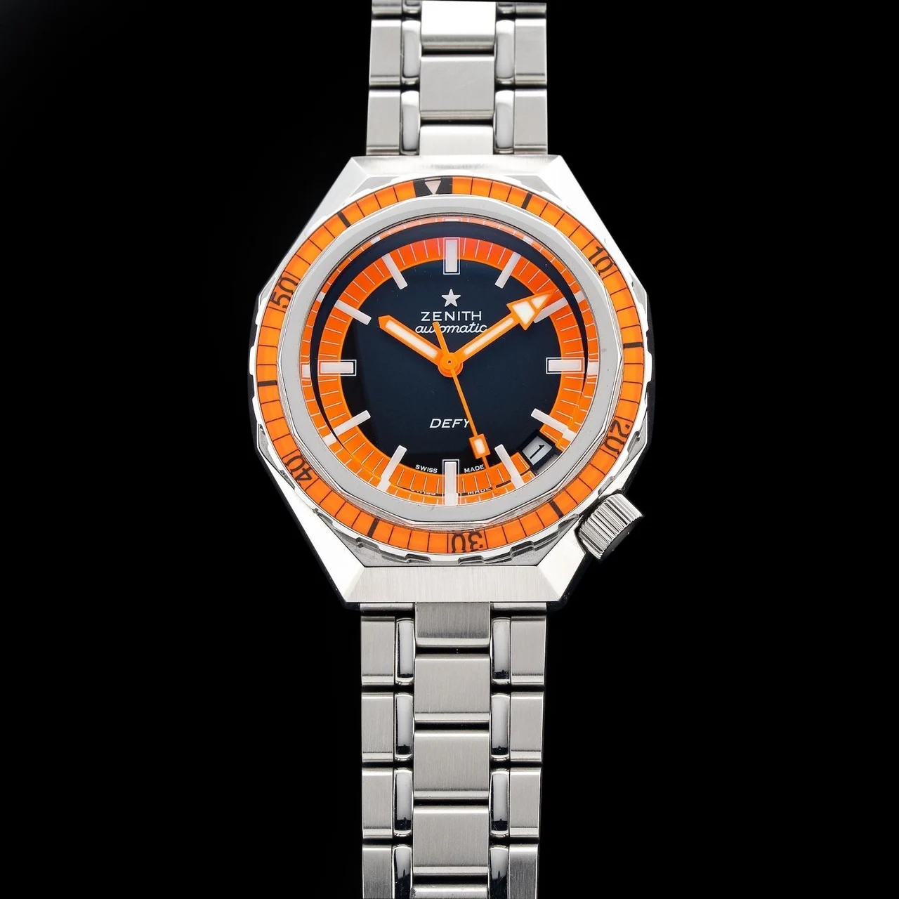 Zenith Defy Revival 210009N32168 37 mm kol saati