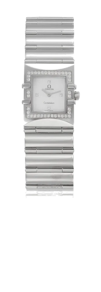 OMEGA OMEGA REF. 15287600, CONSTELLATION QUADRA, STEEL AND DIAMONDS kol saati