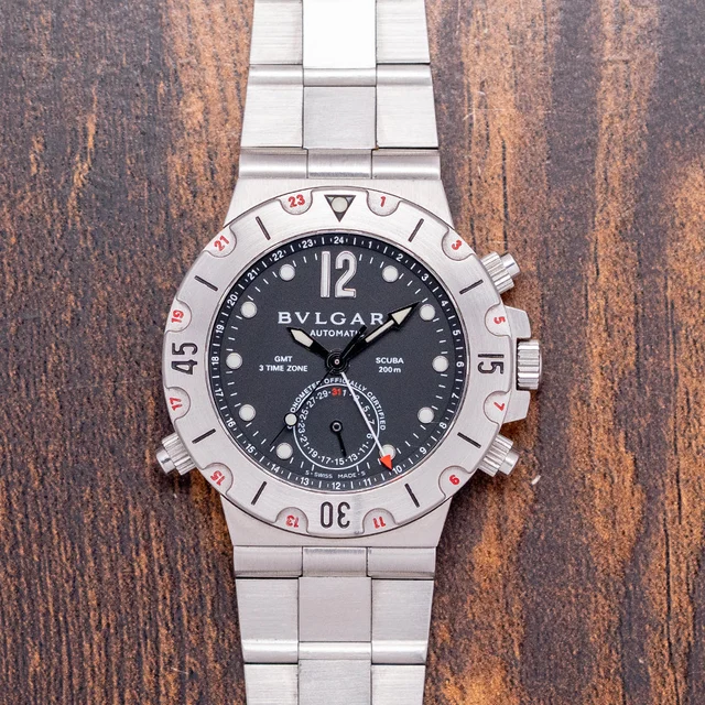 Bulgari Diagono SD38S GMT kol saati