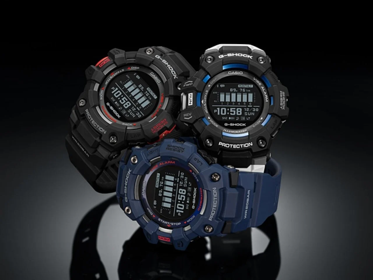 Casio G-shock G-squad GBD-100-2DR 49.3 mm kol saati