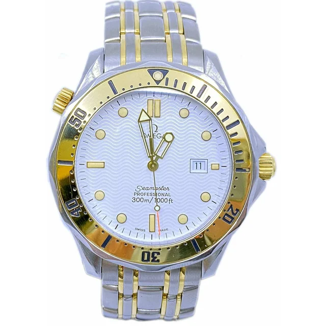 OMEGA Seamaster Pro White 18K/Steel 2342.20 210000009866 kol saati