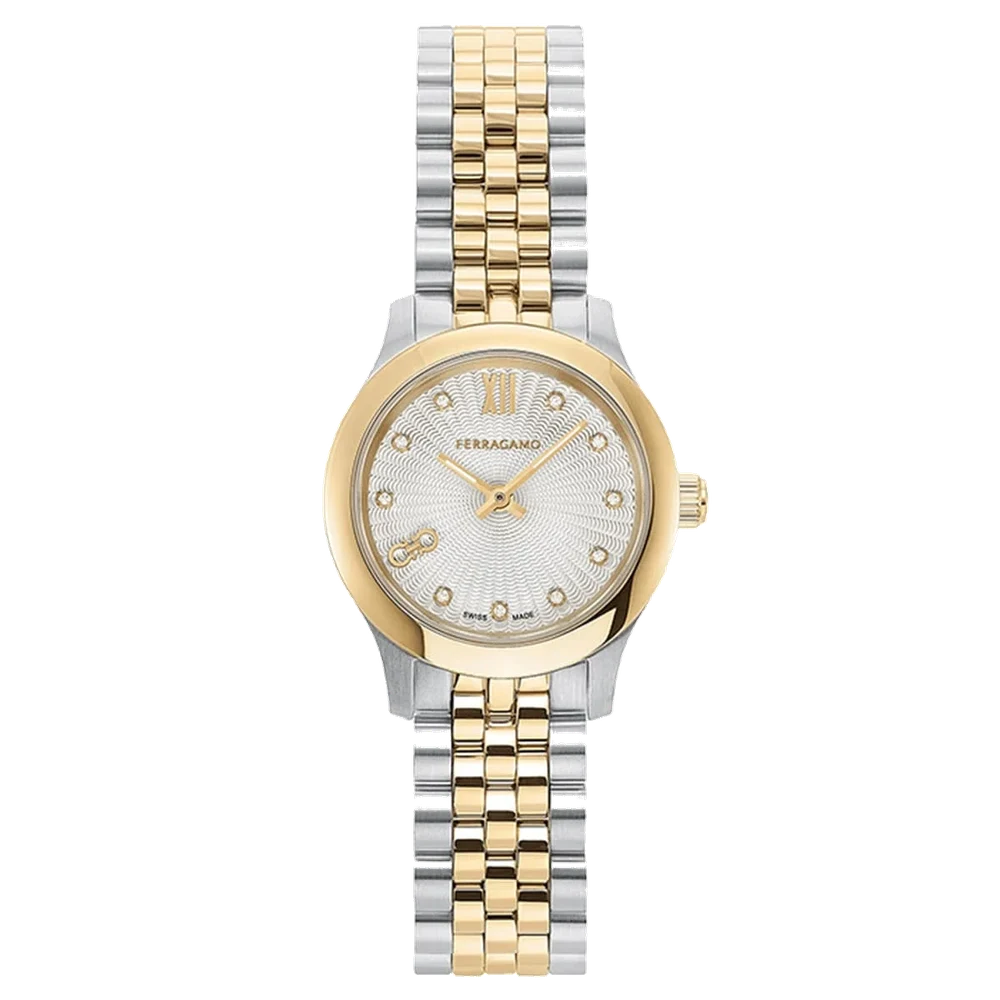Ferragamo Pırlantalı SFSA00424 25 mm kol saati